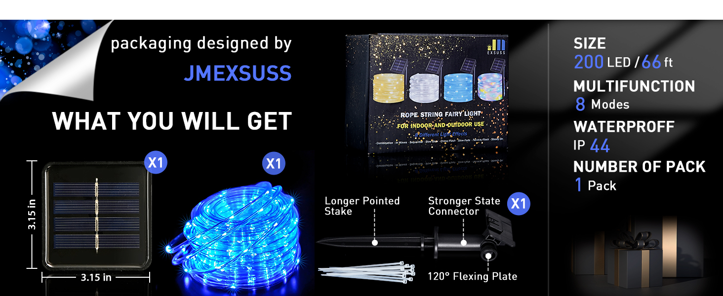solar rope lights