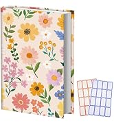 Anseal 1 Pack Floral Pattern Stretchable Book Sleeve Cover for Paperbacks Hardcovers Textbooks up...