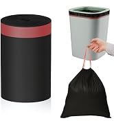 MakMeFre 33 Gallon Drawstring Tall Kitchen Trash Bags,Clean Fresh Scent and Heavy Duty Garbage Ba...