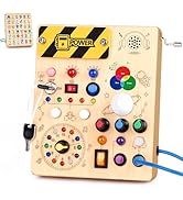 Grarain Busy Board for Toddlers - Montessori Educational Toy for 1-3 Year Old Boys & Girls | Trav...