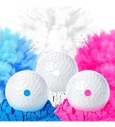 THIODOON 3 Pack Exploding Golf Balls for Golf Party Gender Reveal Golf Balls Prank Golf Balls Fun...