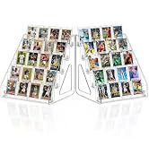 JUBOR 5 Tier Trading Card Display Stand (2 Pack), 12.1" Clear Acrylic Riser Card Stands for Sport...