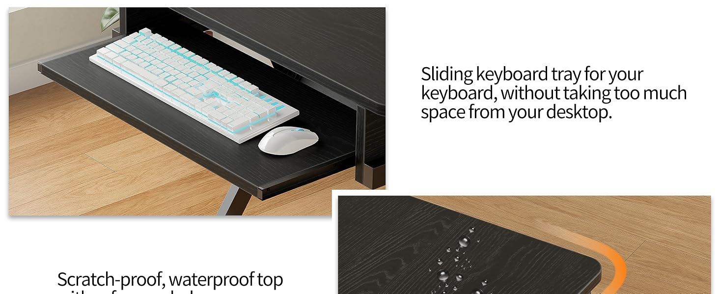 black computer desk 9