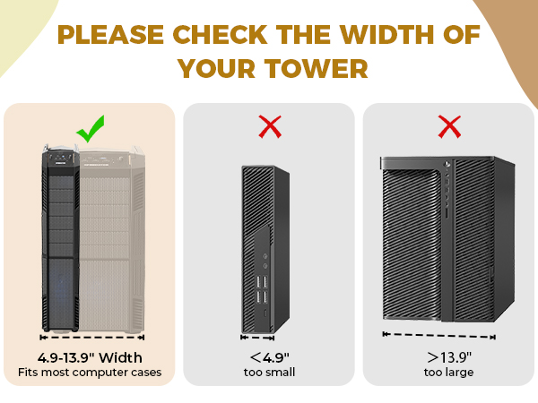 PLEASE CHECK THE WIDTH OF YOUR TOWER
