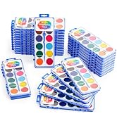 Shuttle Art 12 Colors Watercolor Paint Set Bulk, Pack of 30, Watercolor Paint Set with Paint Brus...