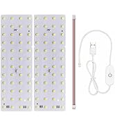 BambooSegD 2PCS Lithophane LED Backlight Board Kit KC009 KC010 for Bambu Lab H2C/X1/P2S/A1 LED Li...