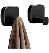 TAILI Stylish 304 Stainless Steel Bathroom Suction Hooks for Towel, Bathrobe, Loofah, No Damage H...
