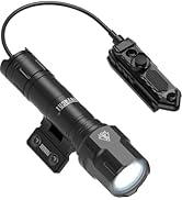 Feyachi Rifle Light 1200LM 22500Candela WL25 Tactical AR Flashlight LED Outdoor Light with Pressu...