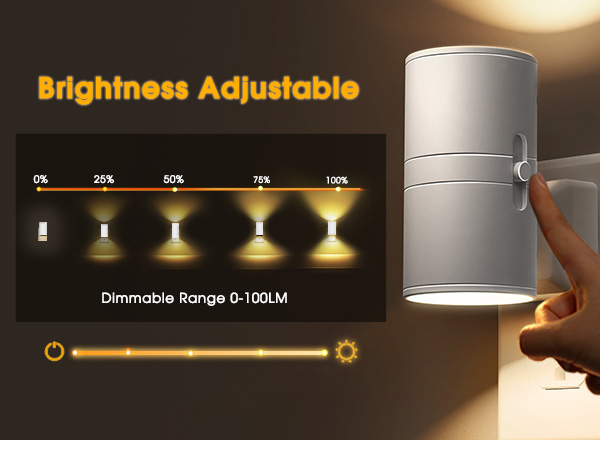 led night light plug in