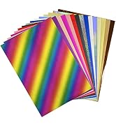 Briartw 900 Sheets(18 Colors) Hot Foil Paper,Toner Reactive Foil Holographic Hot Stamping Foil Pa...