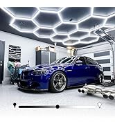 LZHOME LED Hexagon Garage Light: Upgraded 10-100% Dimmable LED Garage Hexagon Lights, 75 Packs LE...