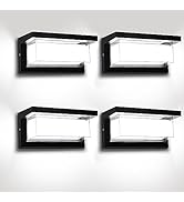 BIRITALO Porch Light Outdoor 18W 6000K Wall Sconce Aluminum LED Porch Lights Double-Layer Cover E...