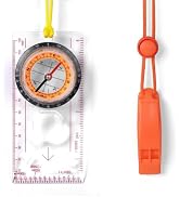 Orienteering Hiking Backpacking Compass Advanced Scout Camping and Kids Scout Compass for Map Rea...