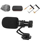 Camera Microphone,Comica CVM-VM10II Professional Video Microphone with Shock Mount, Deadcat,Compa...