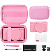 TLKOA Carrying Case for Sony ZV-1 Digital Camera | Hard Carrying Case + Soft Silicone Protective ...