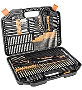 EnerTwist Drill Bit Set, 246-Pieces Drill Bits and Driver Set for Wood Metal Cement Drilling and ...