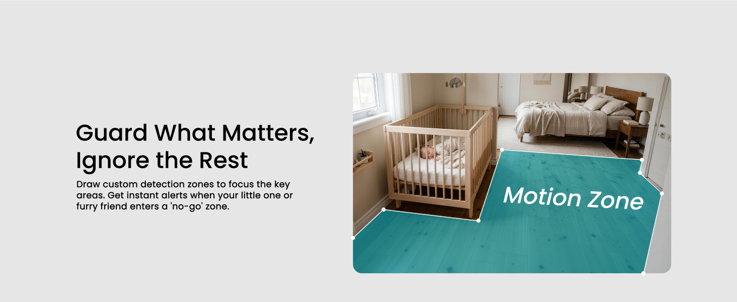 youkey Room Camare with Customize Detection Zones