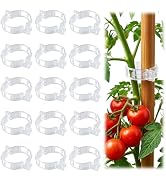 100pcs Tomato Clips for Climbing plants, Plastic Trellis Plant Support Clips for Garden, Reusable...
