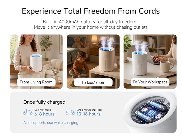 cordless humidifier
