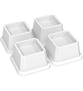 Napnapday Bed Risers 2 Inch Heavy Duty, White