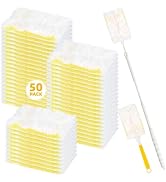 52 Count Disposable Duster Refills for Cleaning, 180° Dusters Refills Compatitble with Swiffer Ha...