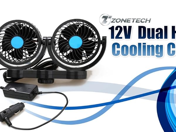 Car Dual cooling Fan