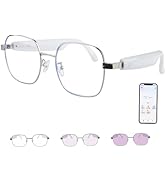 GenXenon AI Translation Smart Glasses for Women, Powered by GPT, Recording/Real-Time Translation ...