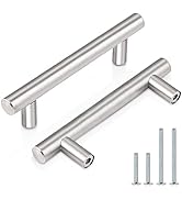 Probrico 5 Pack|T Bar Cabinet Pulls Stainless Steel Kitchen Handles Bathroom Cupboard Knobs 3