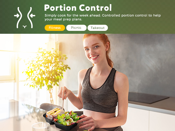 3 Portion Control-meal prep container