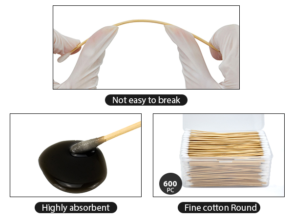 Long cotton swabs