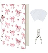 SUPERDANT Bowknots Greeting Card Organizer Coquette Pink Bow Gift Card Holder Cards Keeper Storag...