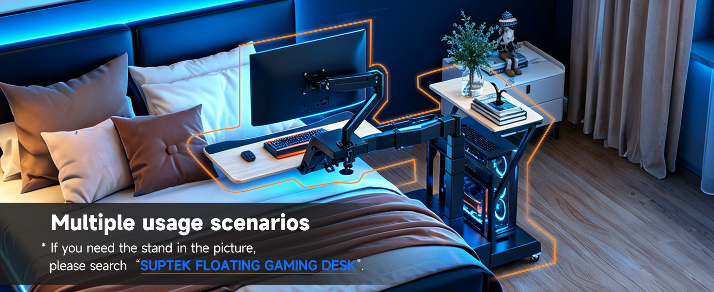 floating gaming desk