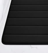 BYSURE Bathroom Rugs Sets 2 Piece, Memory Foam Non Slip Extra Soft Absorbent Machine Washable Toi...
