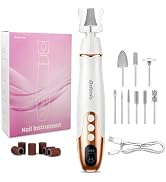 Delanie Electric Nail File for Thick Toe Nails, Cordless Nail Drill Efile, Portable Manicure Pedi...