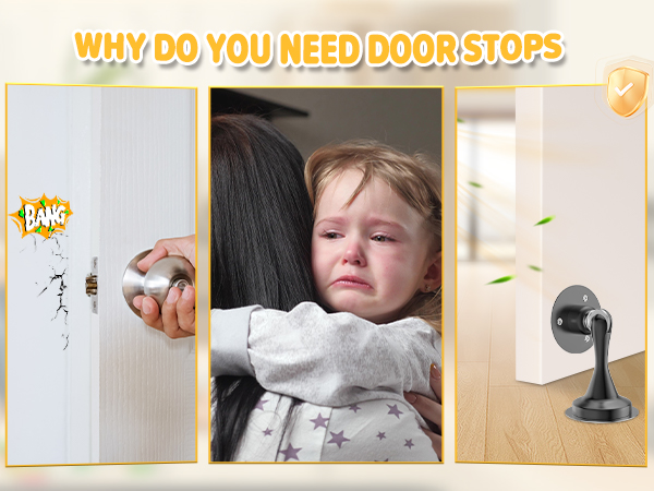 Magnetic Door Stoppers for Bottom of Door