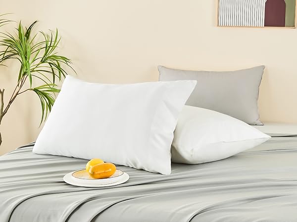 white pillowcase