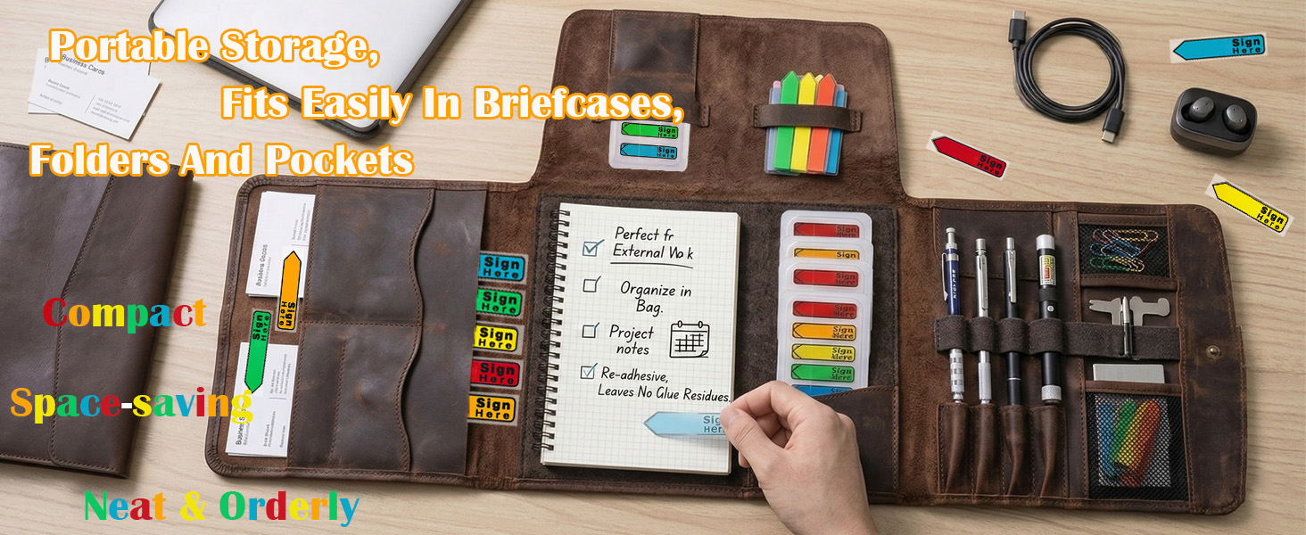 portable storage, fits easily in briefcases, folders and pockets