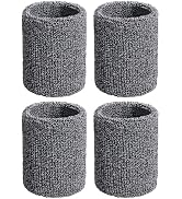 Sweat Bands for Wrists,Tennis Wristband Absorbing Cotton Terry Cloths Arm Sweat Bands for Women M...