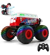 DYODYORC Remote Control Car, 2.4Ghz RC Monster Truck Toys, All Terrain RC Truck with Spray, Music...