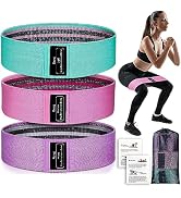 Renoj Resistance Bands, Yoga Starter Sets for Women and Men, 3 Set of Stretch Exercise Workout Ba...