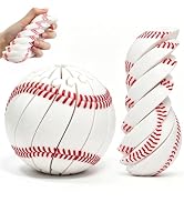 Baseball Fidget Ball Toy, 3D Printed Twist and Turn Stress Relief Desk Fidget, Relieve Anxiety Fi...