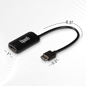 UPTab HDMI to DisplayPort Dimensions