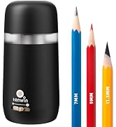 tenwin Fully Automatic Electric Pencil Sharpener for 7-12mm Pencils, Auto in&Eject, 3 Selectable ...