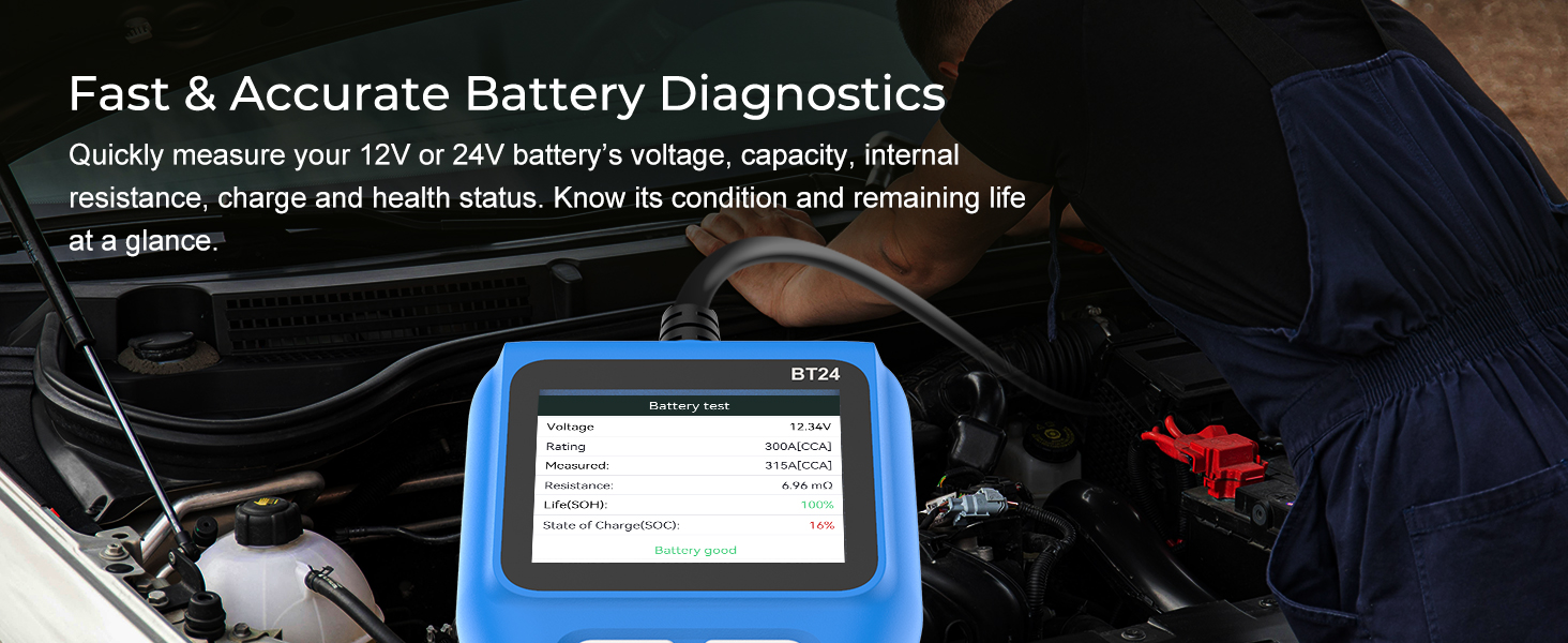 car battery diagnostics
