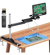 LM210A HDMI Digital Soldering Microscope for Adults with Boom Slide Arm Stand, 10.1