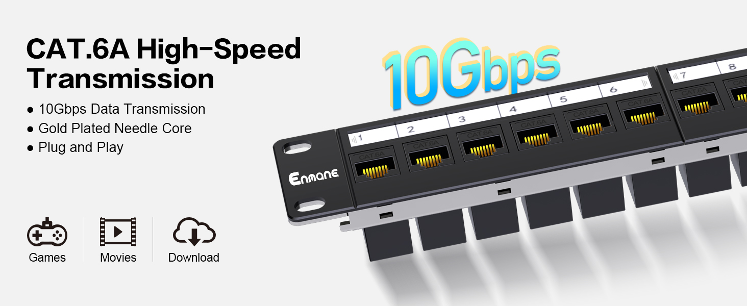 12port keystone patch panel