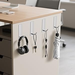 silver wall hooks