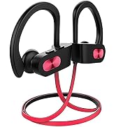 Bluetooth Headphones V5.0,Running Headphones w/16 Hrs Playtime, Bass+ HD Stereo Wireless Sports E...