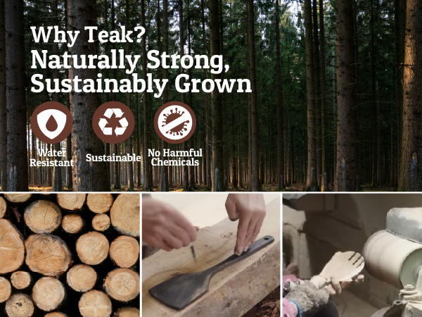 Teak Ladel
