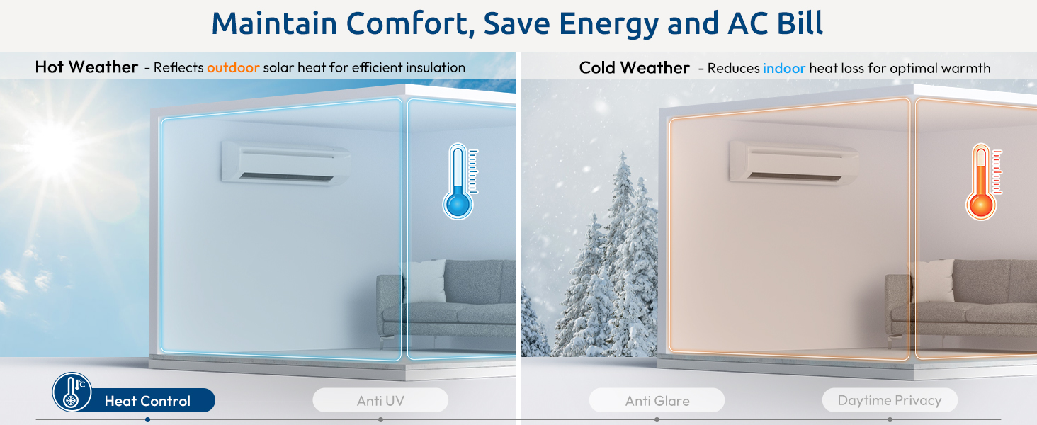 window film heat control